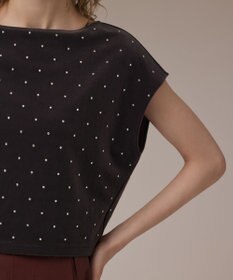 GRACE CONTINENTAL ベロアルーズカットトップ