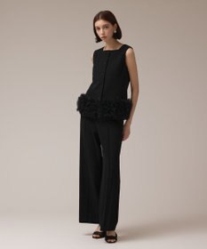 GRACE CONTINENTAL チュールヘムカットトップ