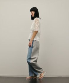 GRACE CONTINENTAL レースフレアカットトップ