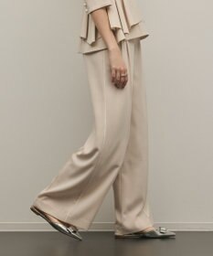 GRACE CONTINENTAL トリアセタックワイドパンツ