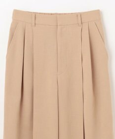 GRACE CONTINENTAL ストレッチスラブタックパンツ