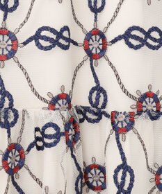 グレースコンチネンタル マリン刺繍カットトップ セール】 マリン刺繍カットトップ （Tシャツ）｜GRACE