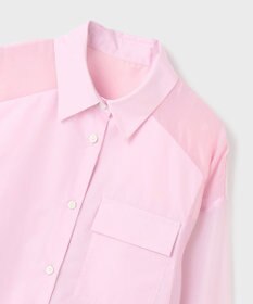 GRACE CONTINENTAL シアーコンビオーバーシャツ