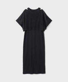 GRACE CONTINENTAL メッシュレイヤードワンピース