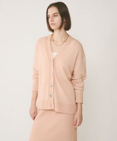 GRACE CONTINENTAL フィルムヤーンニットカーディガン