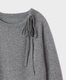 GRACE CONTINENTAL ボウタイカシミヤトップ