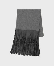 GRACE CONTINENTAL フリンジストール グレー