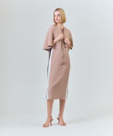 GRACE CONTINENTAL ケープレイヤードドレス