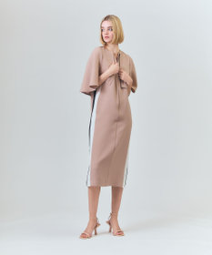 GRACE CONTINENTAL ケープレイヤードドレス