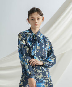 グレースコンチネンタル セレブ 高級 上品 Mサイズ 美ライン フラワー 花 フラワー刺繍トップ / GRACE CONTINENTAL | GRACE CONTINENTAL