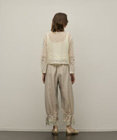 GRACE CONTINENTAL ドロストクロップドパンツ