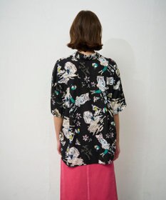 GRACE CONTINENTAL リゾートプリントシャツ