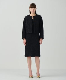 GRACE CONTINENTAL ラメシャイニーコクーンジャケット