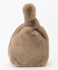 セール】 エコファーポンポンバッグ （ショルダーバッグ
