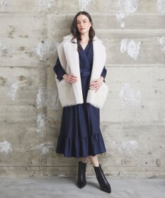 ムートン ミンクBLANCHA 美品 BLANCHA】ムートンジレ / GRACE CONTINENTAL | GRACE