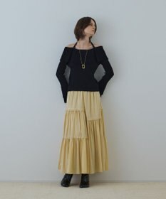 GRACE CONTINENTAL ティアードロングスカート