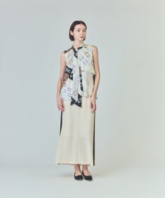 GRACE CONTINENTAL ラインビジューロングスカート