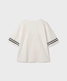 GRACE CONTINENTAL カレッジロゴプリントTシャツ