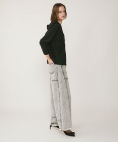 GRACE CONTINENTAL スパンコールニットパーカー