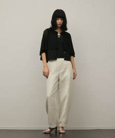 GRACE CONTINENTAL シアーケープニットカーディガン