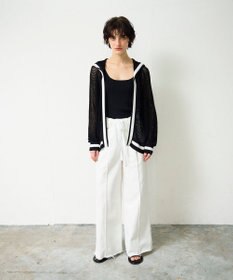 GRACE CONTINENTAL デニムワイドイージーパンツ