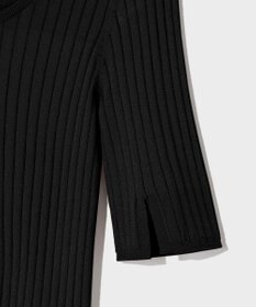 GRACE CONTINENTAL リブニットトップ