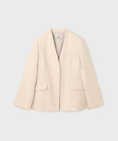 GRACE CONTINENTAL ダブルクロスノーカラージャケット