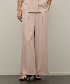 GRACE CONTINENTAL シアーワイドパンツ