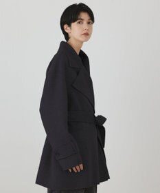 GRACE CONTINENTAL カシミヤ混リバーコート