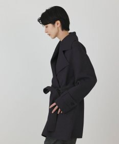 GRACE CONTINENTAL カシミヤ混リバーコート