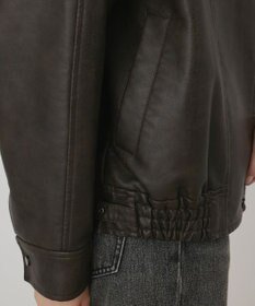 GRACE CONTINENTAL フェイクレザーブルゾン