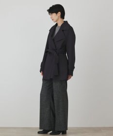 GRACE CONTINENTAL カシミヤ混リバーコート