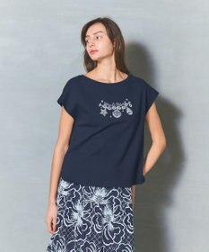 GRACE CONTINENTAL シェルモチーフフレンチT