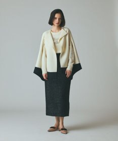 GRACE CONTINENTAL ストール付リバーケープ