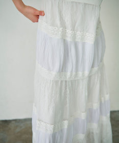 GRACE CONTINENTAL レースコンビキャミソールワンピース