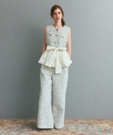 GRACE CONTINENTAL ツイードコンビジレ