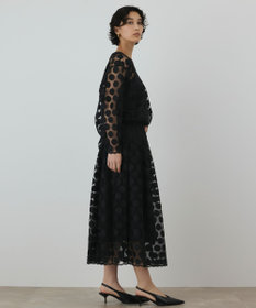 GRACE CONTINENTAL ドットチュールトップ
