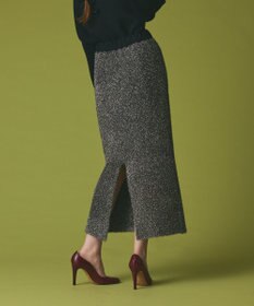 GRACE CONTINENTAL フェザーヤーンシャイニースカート