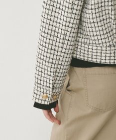 GRACE CONTINENTAL チェックツイードブルゾン