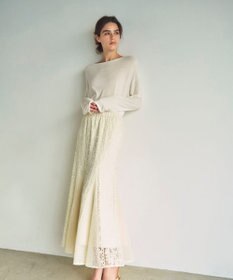 GRACE CONTINENTAL フレア刺繍スカート