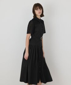 GRACE CONTINENTAL レースドッキングフレアワンピース