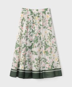GRACE CONTINENTAL プリントタックフレアスカート