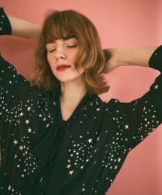 GRACE CONTINENTAL エトワールドレープドレス ブラック