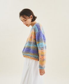 新品未使用　グレースコンチネンタル　ストライプマルチニットトップ36 セール】 ストライプマルチニットトップ （ニット・セーター