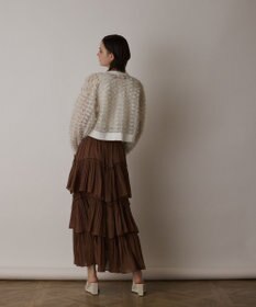 GRACE CONTINENTAL イレギュラーティアードスカート