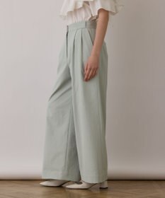 GRACE CONTINENTAL ストレッチワイドパンツ