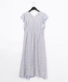 GRACE CONTINENTAL バックレースドレス
