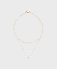 GRACE CONTINENTAL パール2連ネックレス