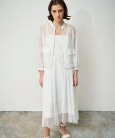 GRACE CONTINENTAL シアードレープブルゾン