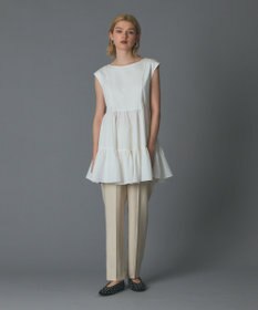 GRACE CONTINENTAL フレア切替カットトップ